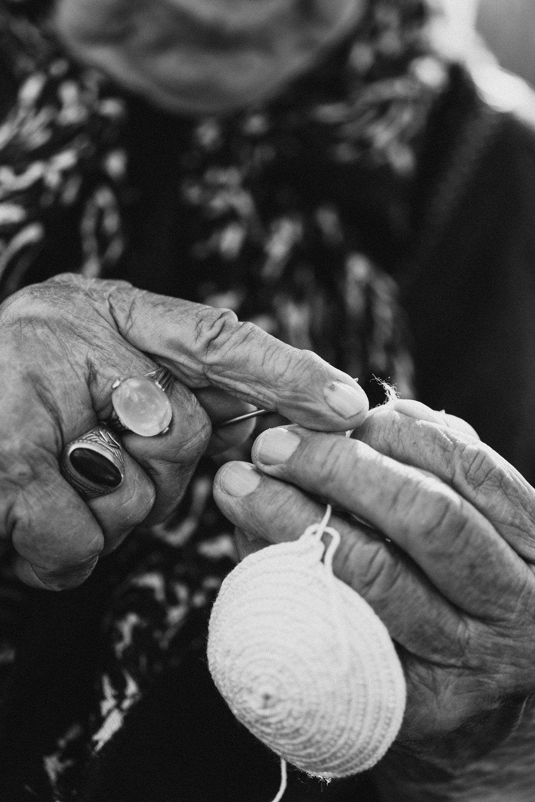 Pâpouche ancienne, usée par le temps